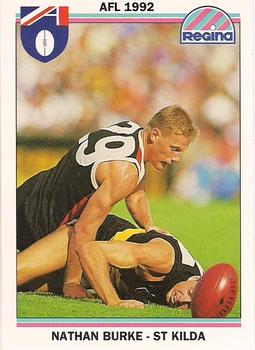 1992 AFL Regina #22 Nathan Burke Front